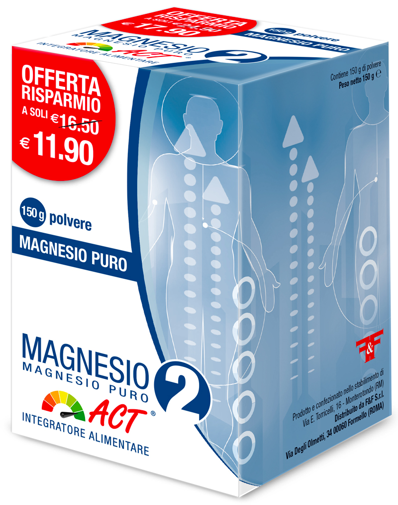 MAGNESIO 2 ACT - MAGNESIO PURO 150 g